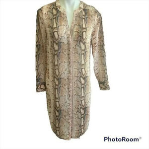 Bar lll sheer shirt dress